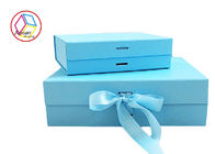 Luxury Fancy Paper Gift Box / Decorative Present Boxes Cube Shape